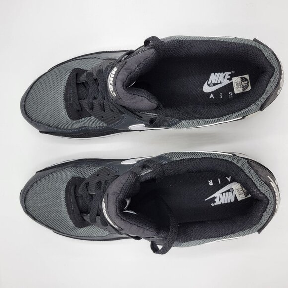 Nike Air Max 90 CN8490-002 Mens Sneakers Size 12 Black & Gray Like New - Picture 13 of 16